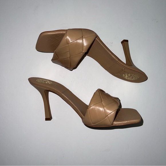 Vince Camuto Brelanie Braided Strap Sandal In Dulce De Lec Color NIB - Reemoly - Picture 12 of 15